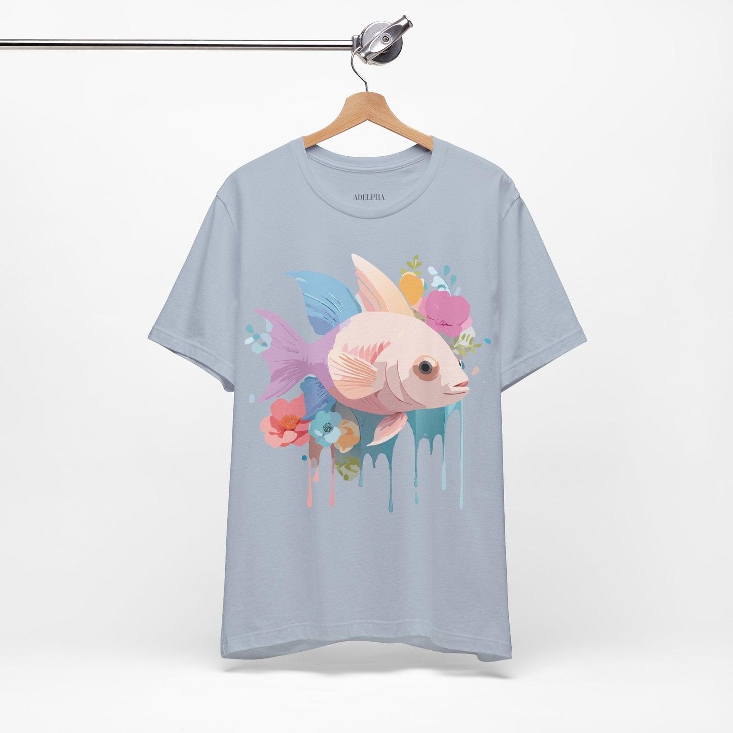 Adelpha Graphic Unisex Tee With Vintage Inspired Artwork Short Sleeve Premium Quality Cotton