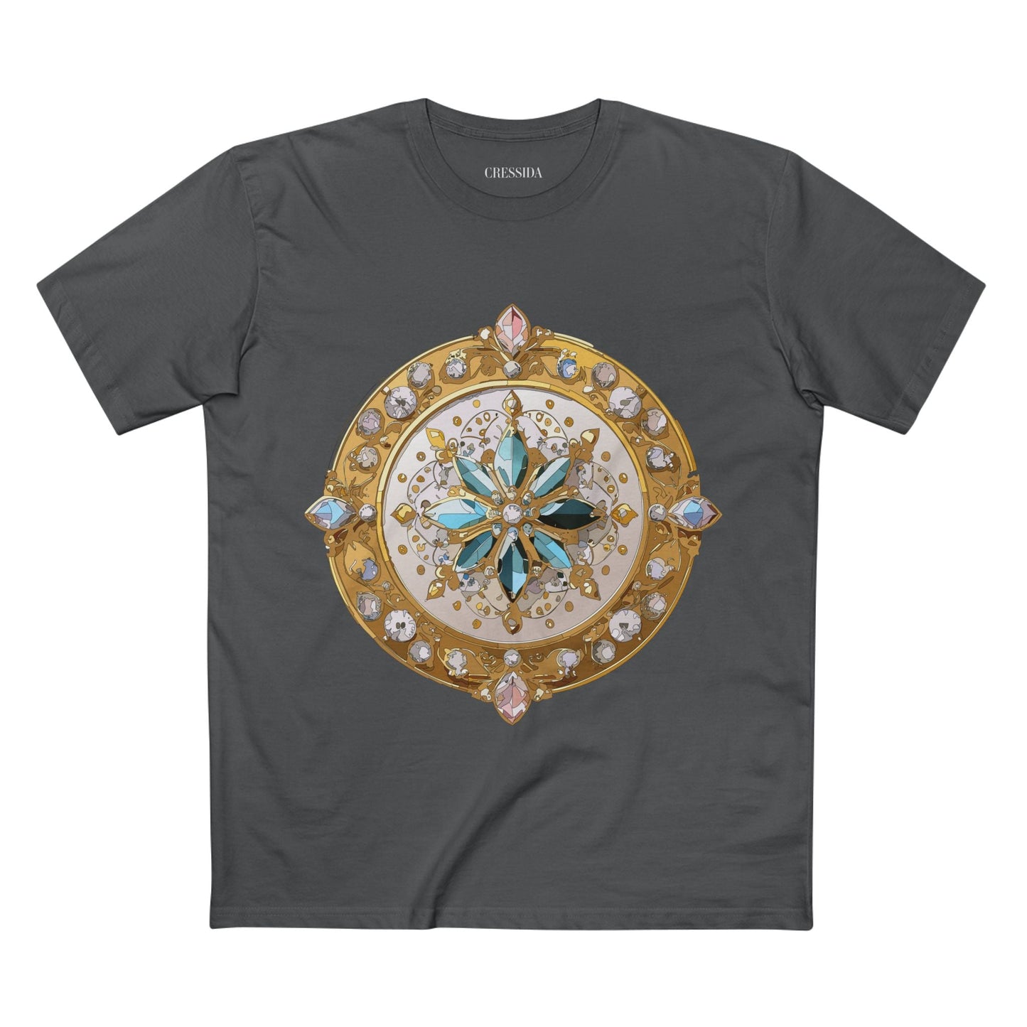Medallion Graphic T-Shirt Unisex 100 Cotton With Gold Art Design Medal Tee 10