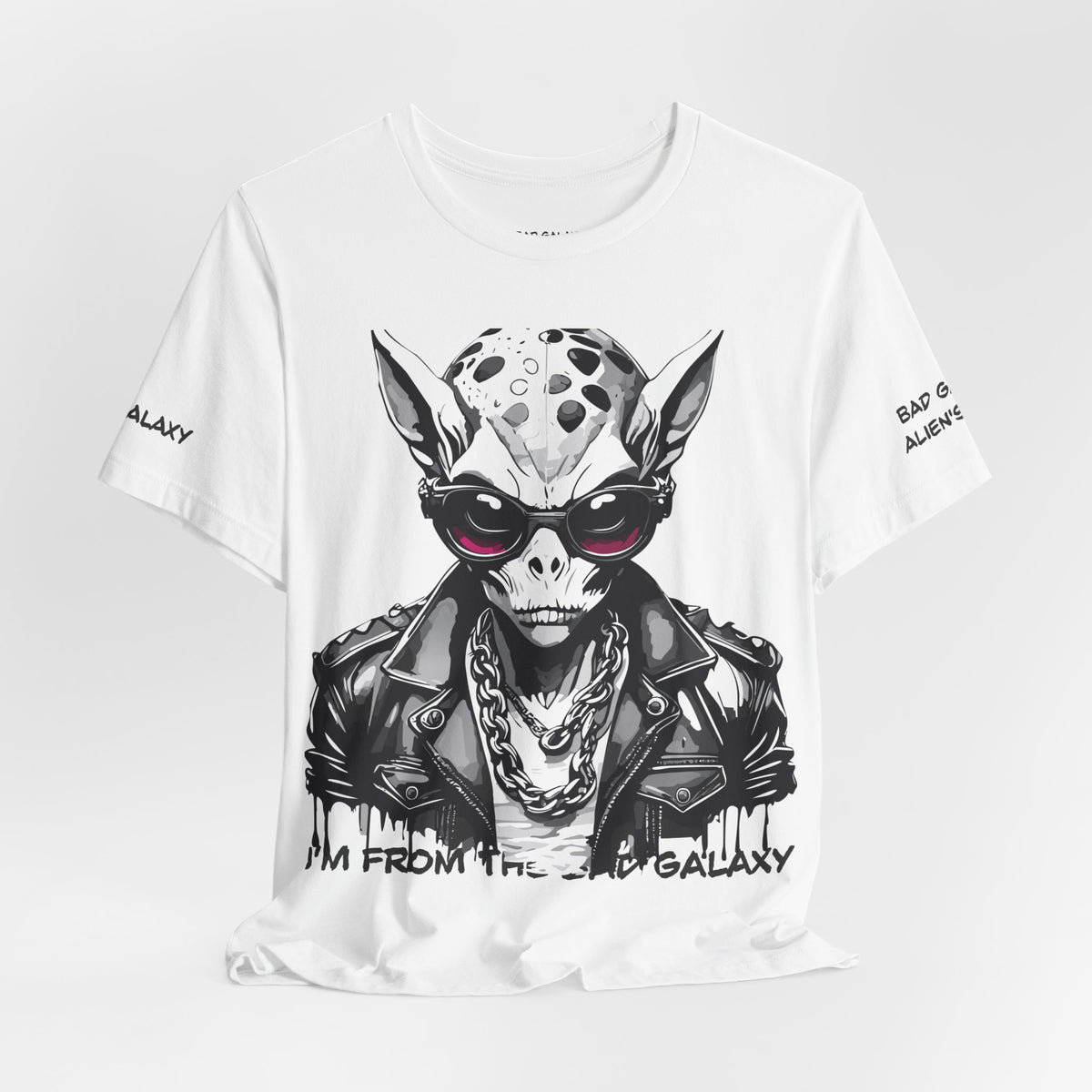 Alien Graphic Unisex Cotton Bella+Canvas Tee with Art Design b50