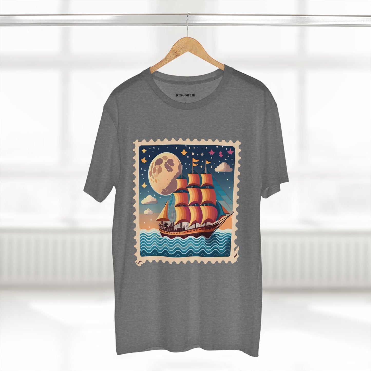 Stamp Shirt Postage Stamp Shirt PS 42 Unisex Premium Cotton Tee With Original Art Design Retro2Nova