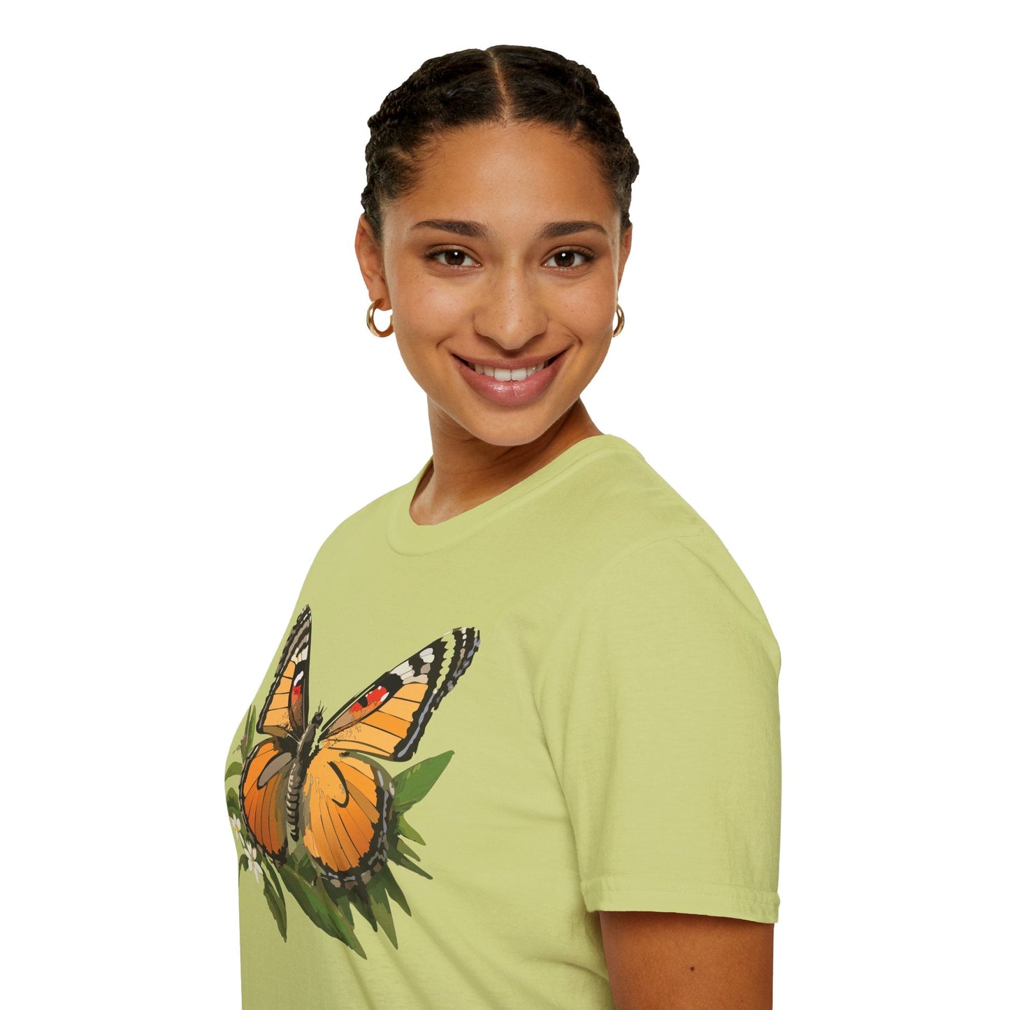 Monarch Butterfly Shirt Unisex Softstyle Tee 100 Percent Ring Spun Cotton Gildan 64000