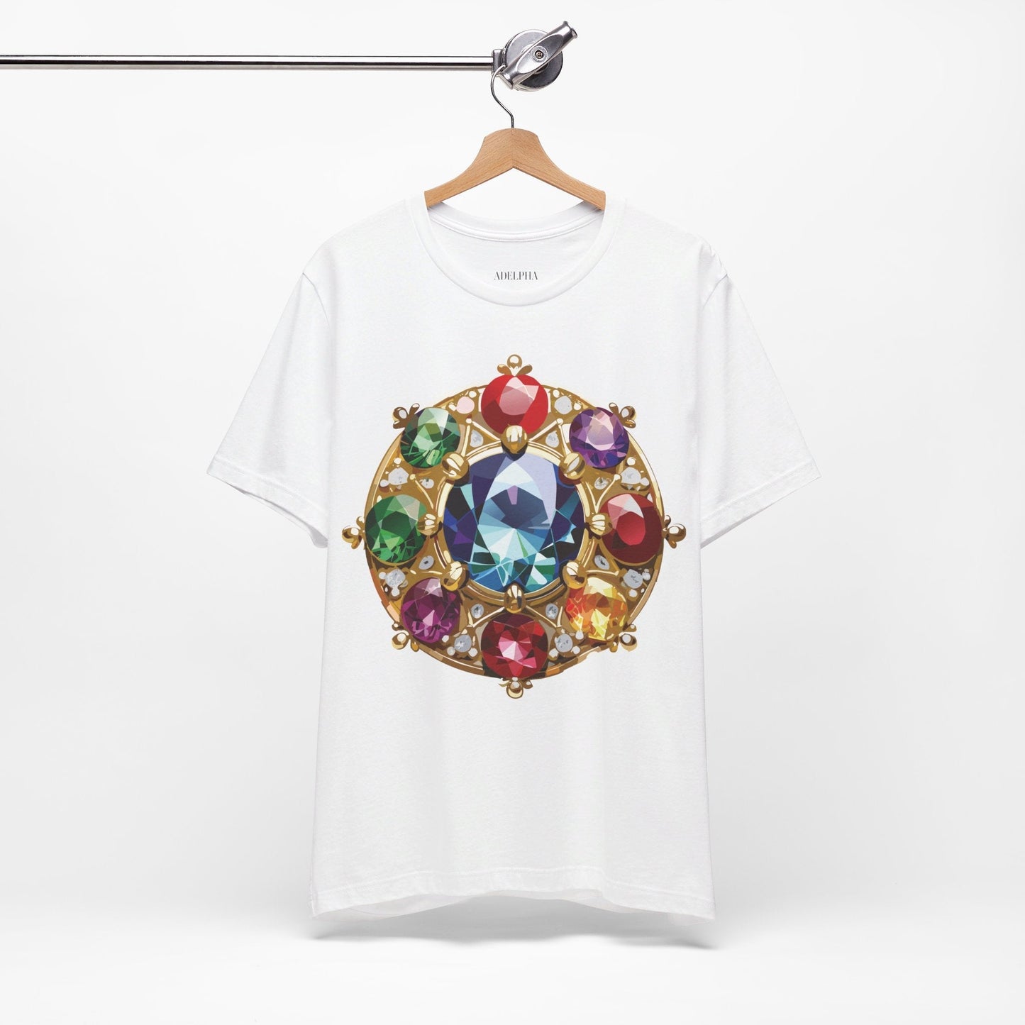 Jewelry Graphic Unisex 100 Cotton Vintage Treasure Art T-Shirt 40