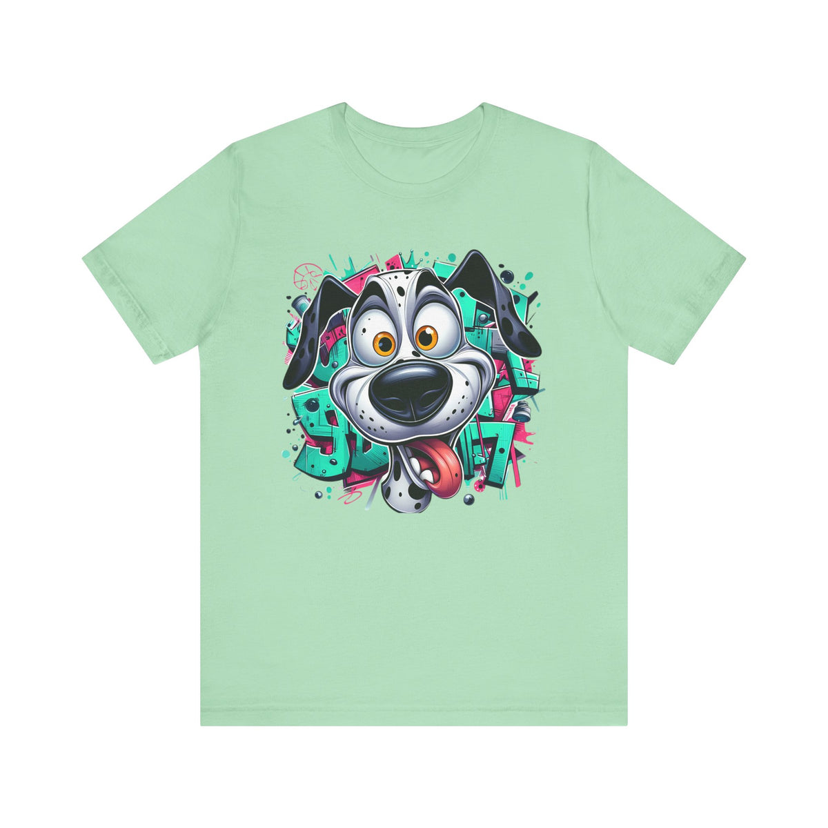 Viki Animal Tees, Dog Tee Shirt, Funny Dog T-Shirt, Art Design Top, Funny Animal T-Shirt, Graphic Tee