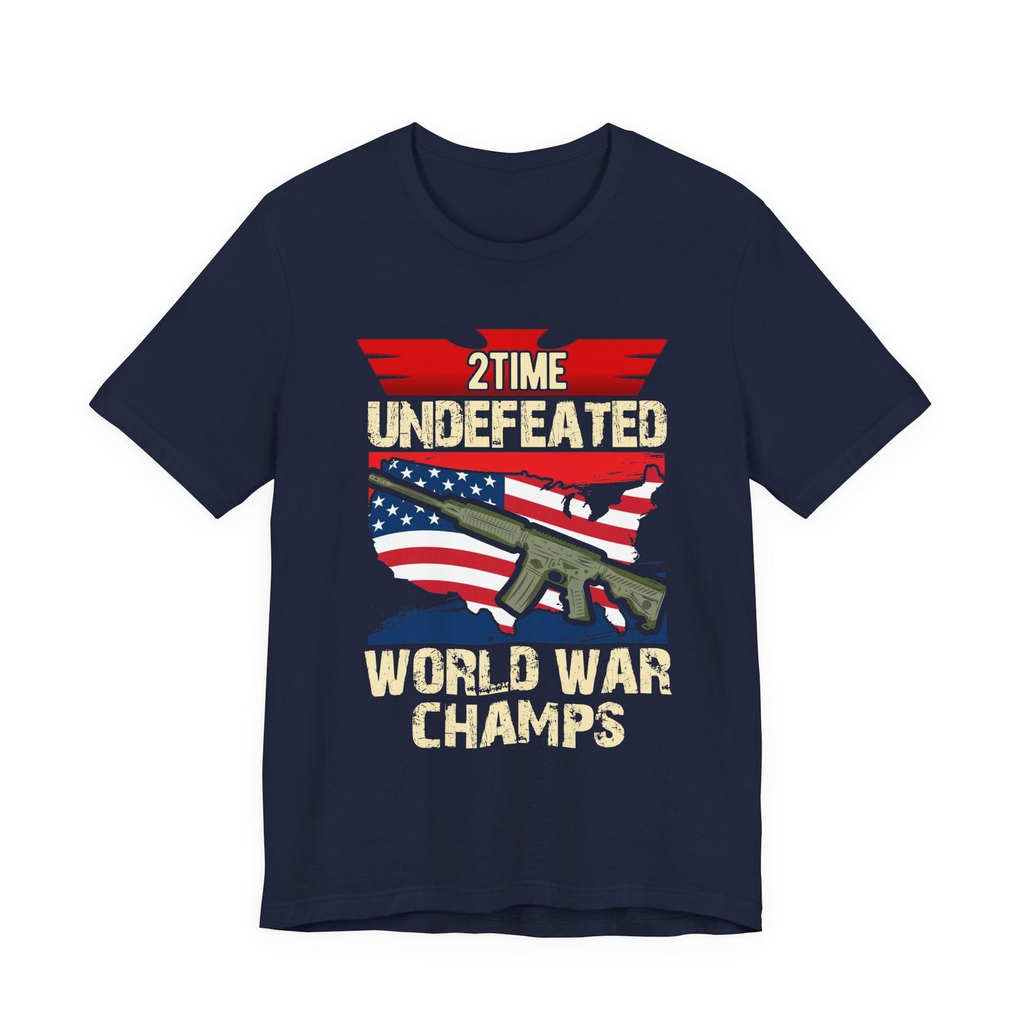 Army Veteran Patriotic Graphic Design Unisex Cotton T-Shirt v15