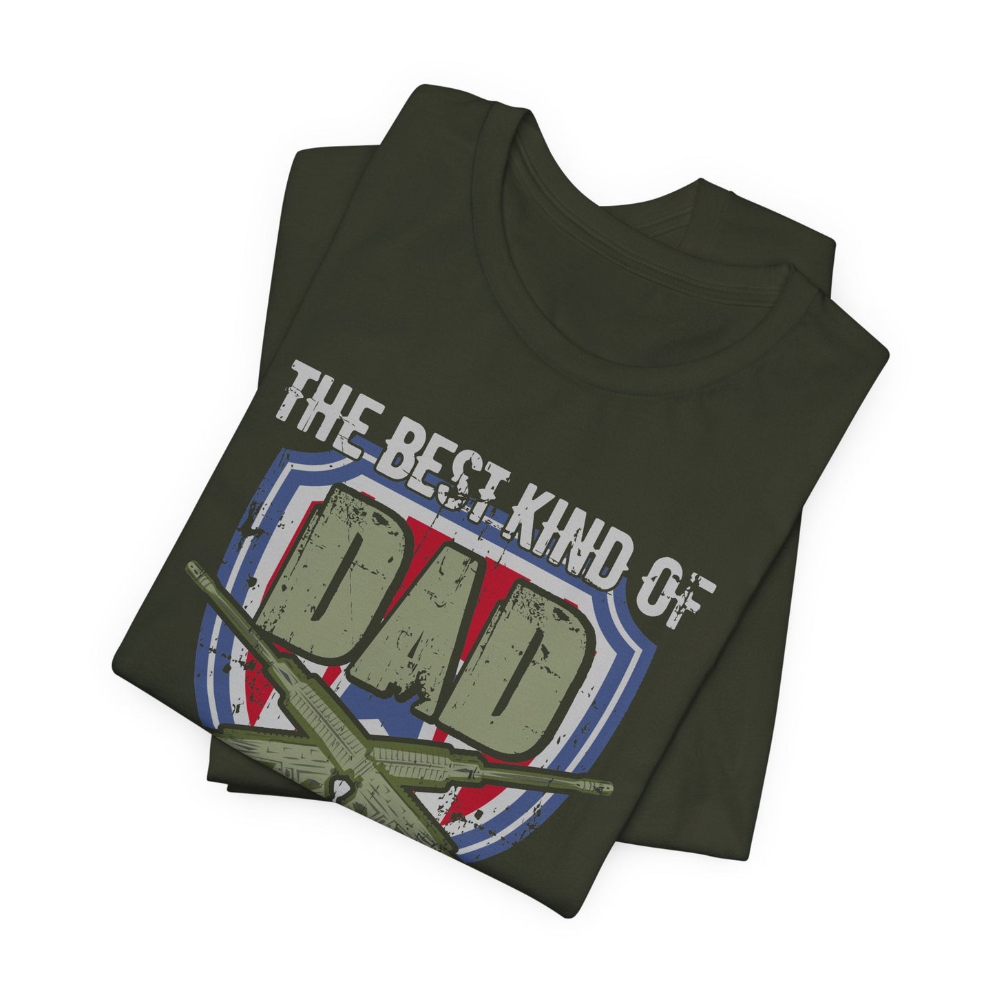 Army Veteran Patriotic Graphic Design Unisex Cotton T-Shirt v13