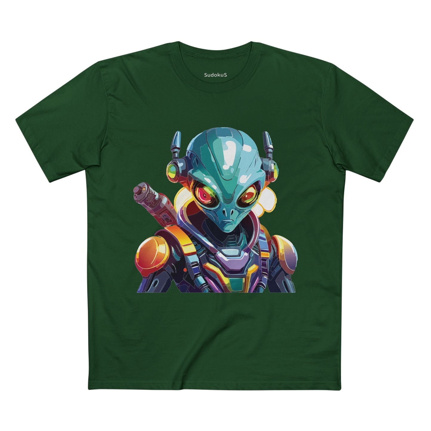 Aliens Graphic Unisex 100 Cotton Staple Tee 4