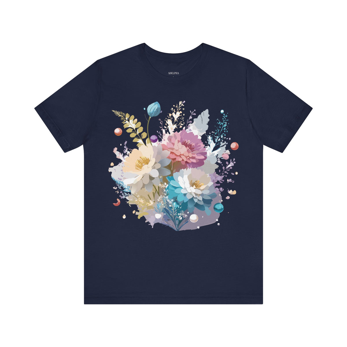 Floral Graphic Tee Shirt - Bella+Canvas Unisex 100 Cotton 7