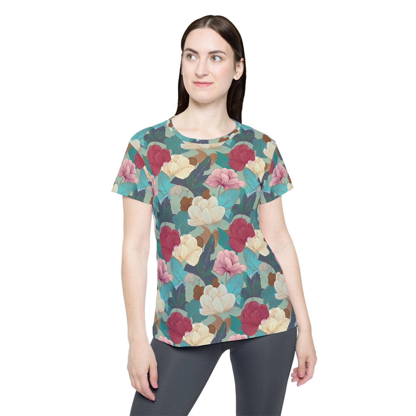 Floral Print Shirt, Shirt with Flowers