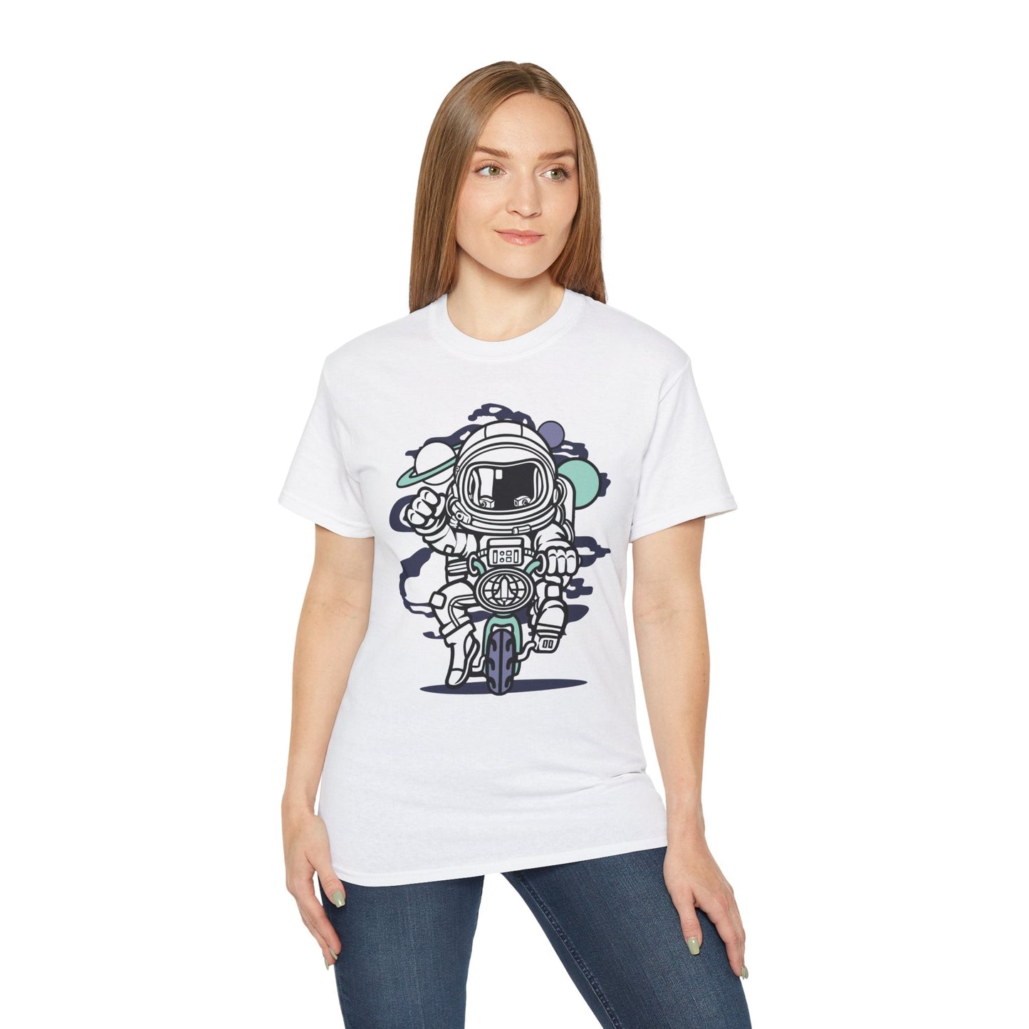 Astronaut Graphic Unisex 100 Cotton Tee 4