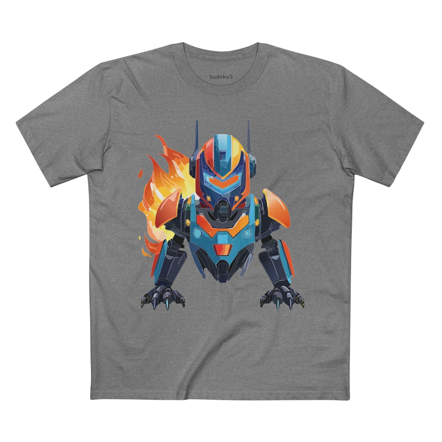 Cyborg Robot Graphic Unisex 100 Cotton Staple Tee 11