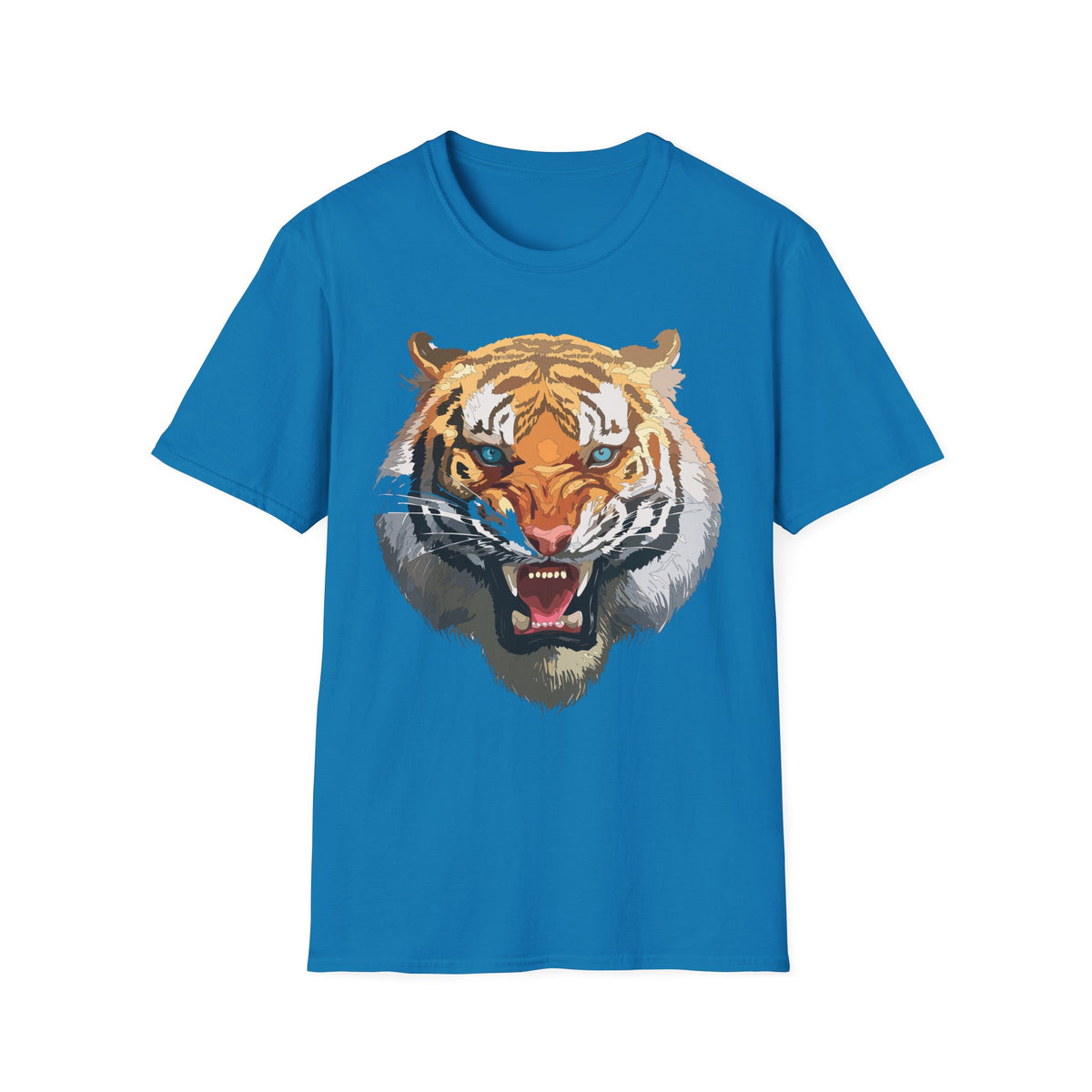 Roaring Tiger Face T-Shirt | Big Cat Graphic Tee