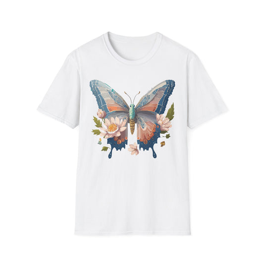 Butterfly Shirt Unisex T Shirt Monarch Design Softstyle 64000 Ring Spun Cotton Tee