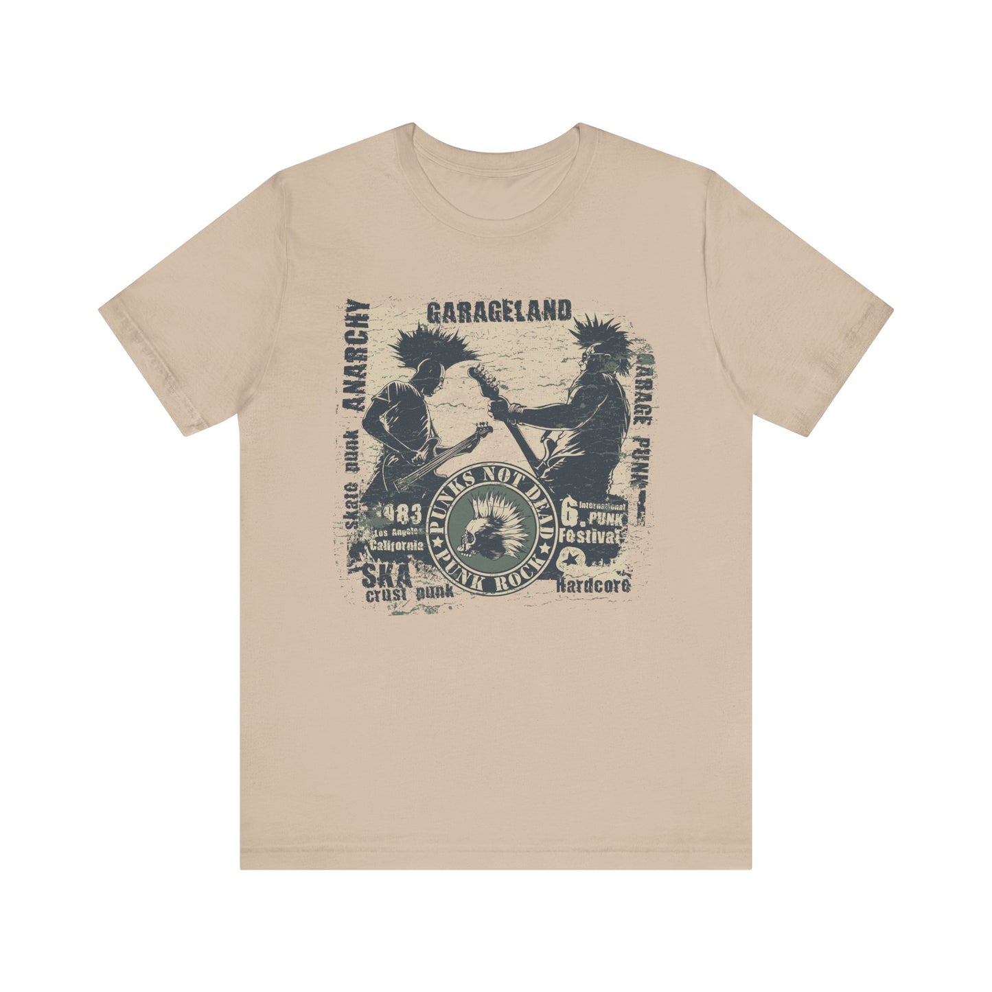 Punk Rock Graphic Tee, Retro Graphic T-Shirt, Artistic Vintage T-Shirt, Vintage Shirt, Retro Tee, Art Design Music Tees