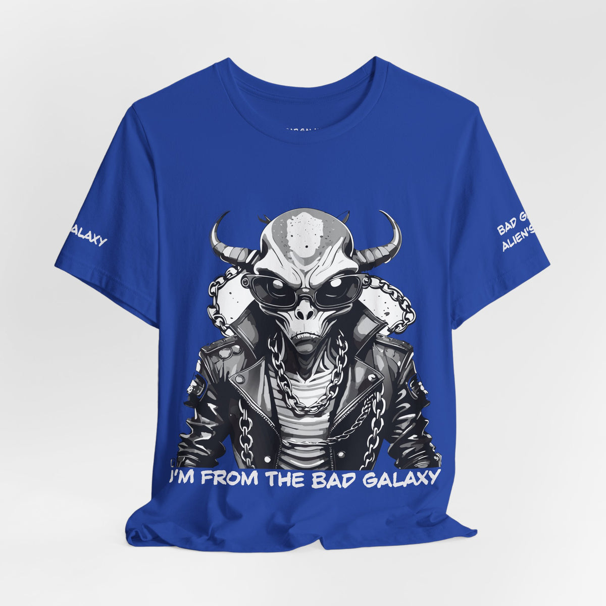 Alien Graphic Unisex Cotton Bella+Canvas Tee with Art Design b72