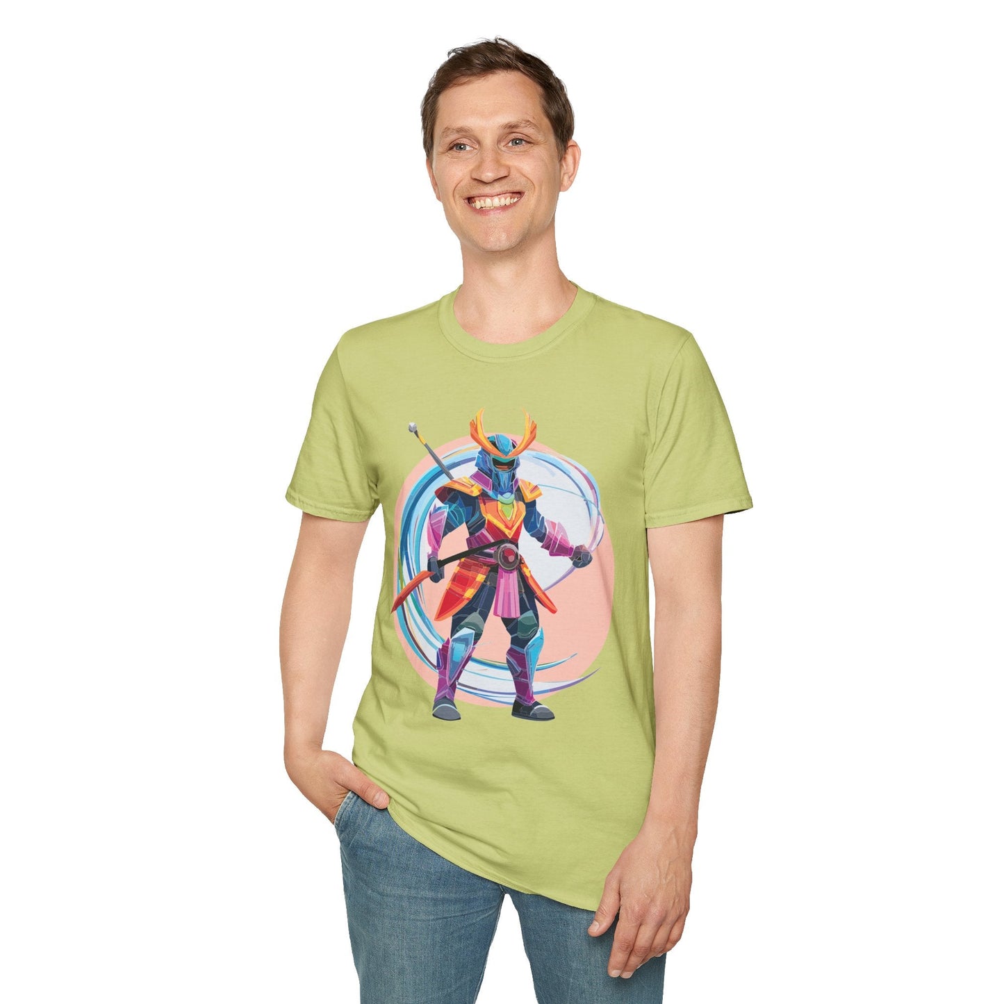 Samurai Shirt Unisex Softstyle T Shirt Gildan 64000 Ring Spun Cotton Tee For Everyday Comfort