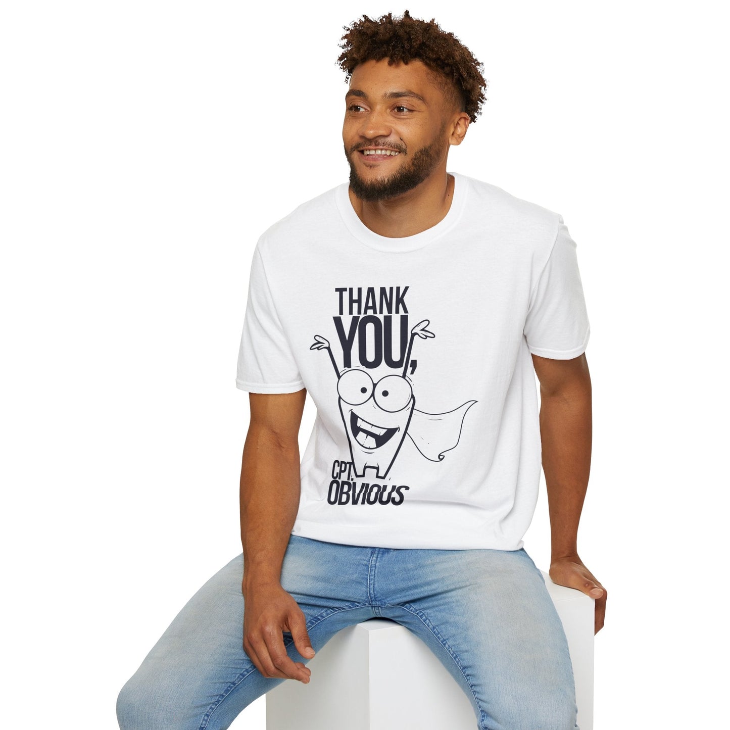 Cartoon T Shirt Animation Funny Tee Unisex Gildan Softstyle 64000 Ring Spun Cotton