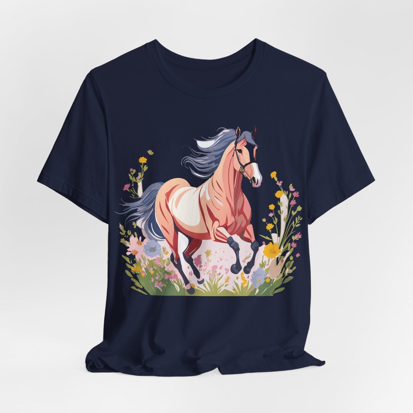 Horse Graphic Unisex 100 Cotton Vintage Animal Art T-Shirt 8