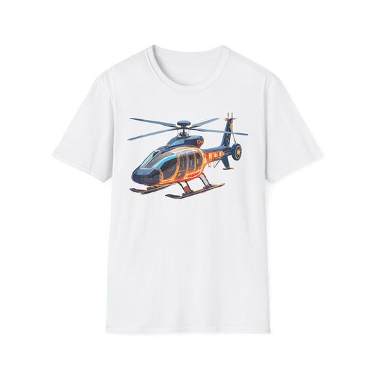 Chopper Helicopter Graphic Tee Gildan Unisex 100 Cotton Tee Shirt c06