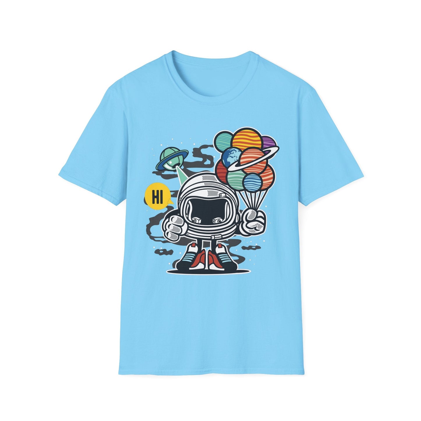 Cartoon T Shirt Animation Tee Funny Graphic Tee Gildan Softstyle 64000 Unisex Comfort