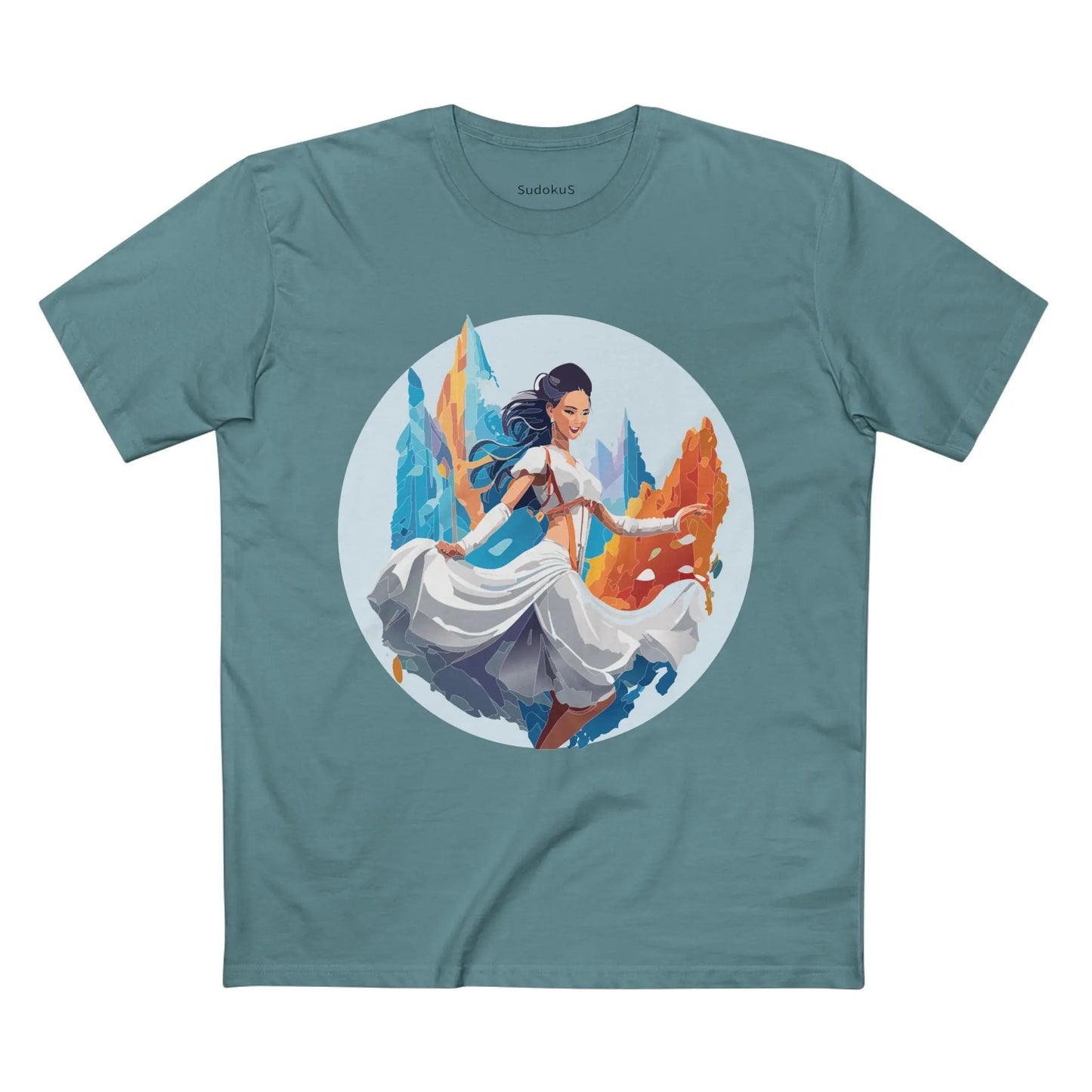 Dancer Graphic Unisex 100 Cotton Staple Tee 14