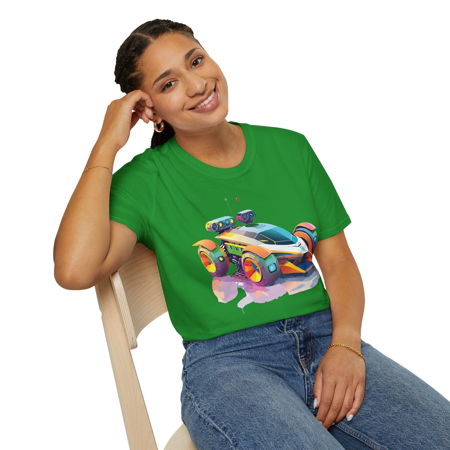 Car T Shirt Unisex Softstyle Tee With Cars Art Design Hot Wheels Edition Premium Cotton