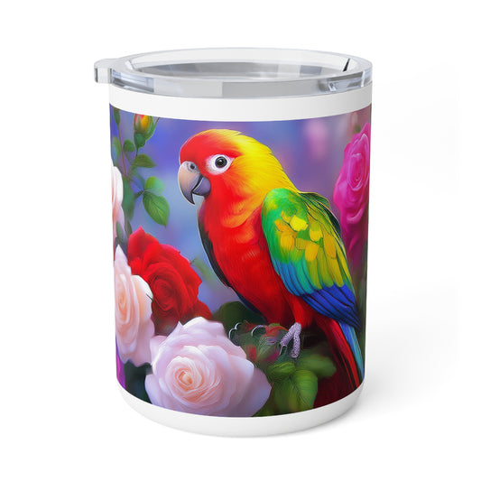 23 Art Design Insulated Coffee Mug Clear Lid 10oz Insulated Coffee Mug 10oz