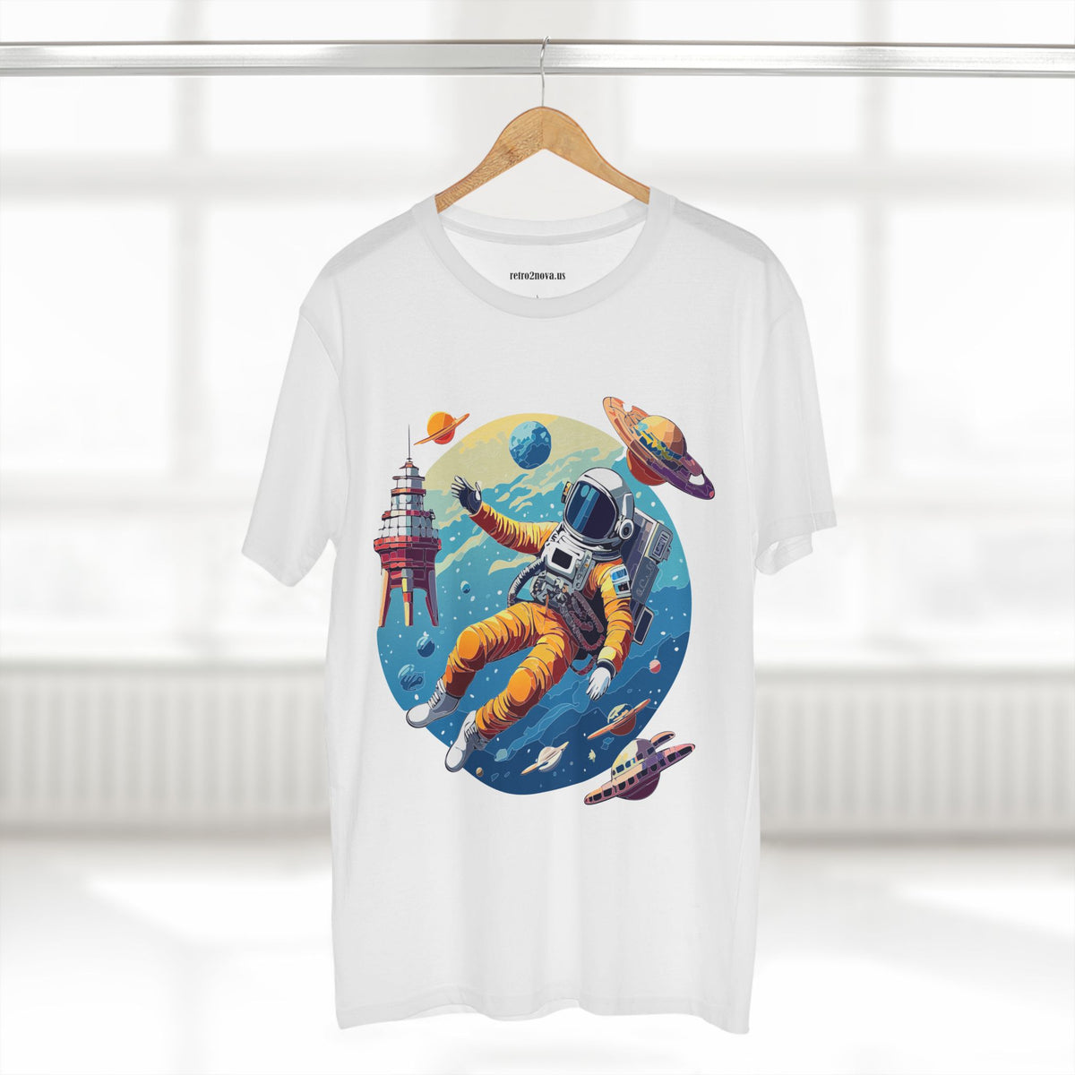 Cosmos Astronaut Graphic Tee Staple Unisex 100 Cotton Tee Shirt - CS-39