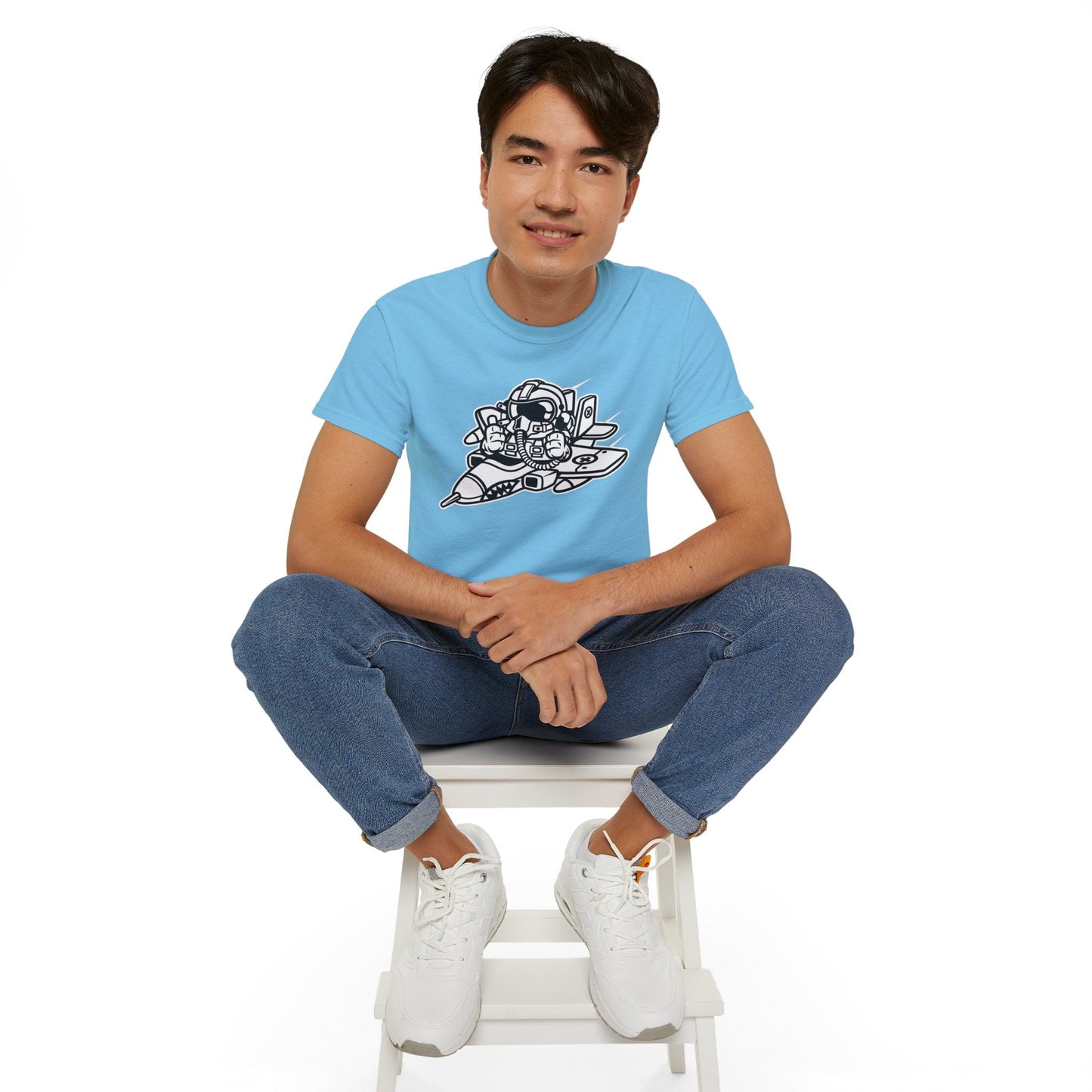 Astronaut Graphic Unisex 100 Cotton Tee 1