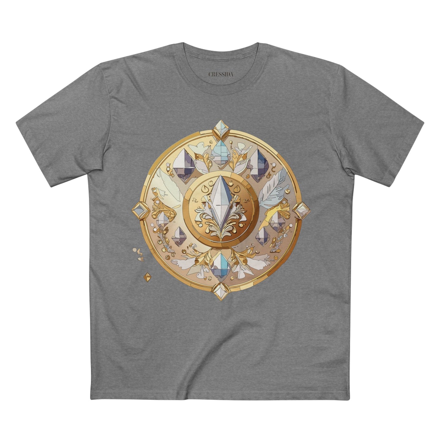 Medallion Graphic T-Shirt Unisex 100 Cotton With Gold Art Design Medal Tee 24