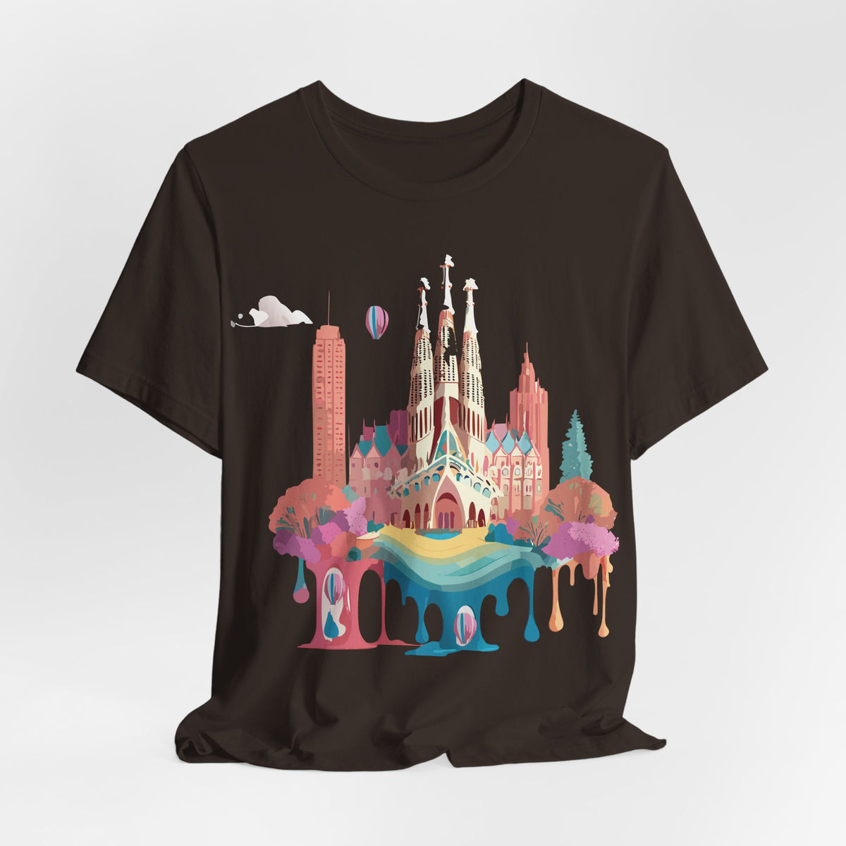 Unisex Cotton Bella+Canvas Tee with Barcelona