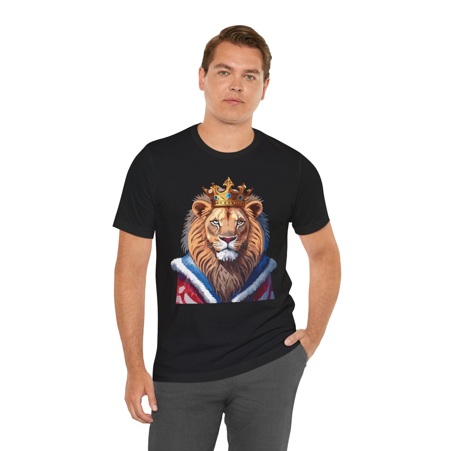 Unisex Animal T Shirt With Art Design Wild Animals Shirt Gildan Softstyle 64000 Cotton