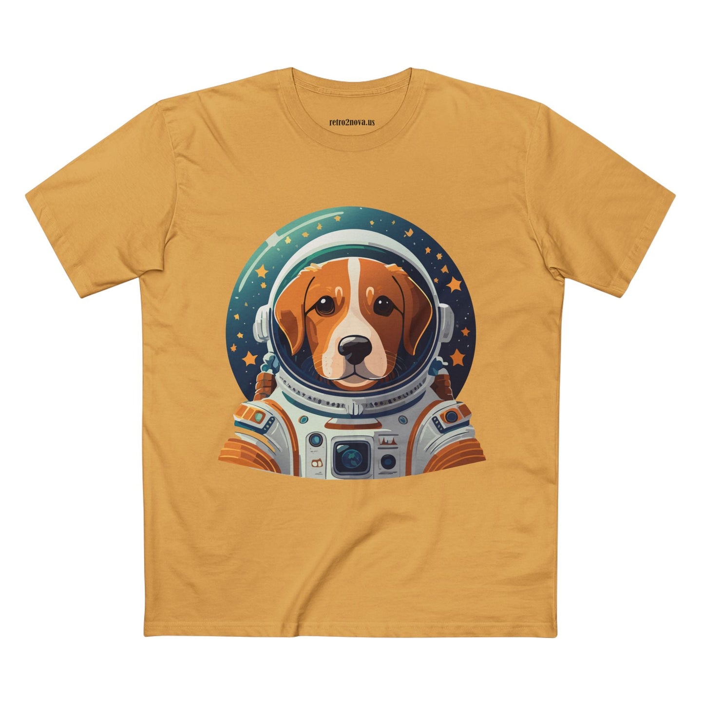 Unisex Premium Cotton Tee With Original Dog Art Shirt Design By Retro2Nova Discover Everyday Comfort And Style