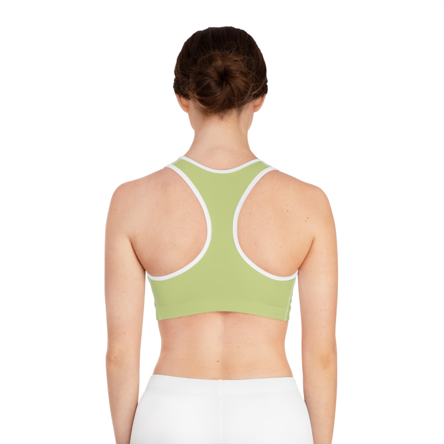Green Color Sports Bra, Green Sports Bra 14