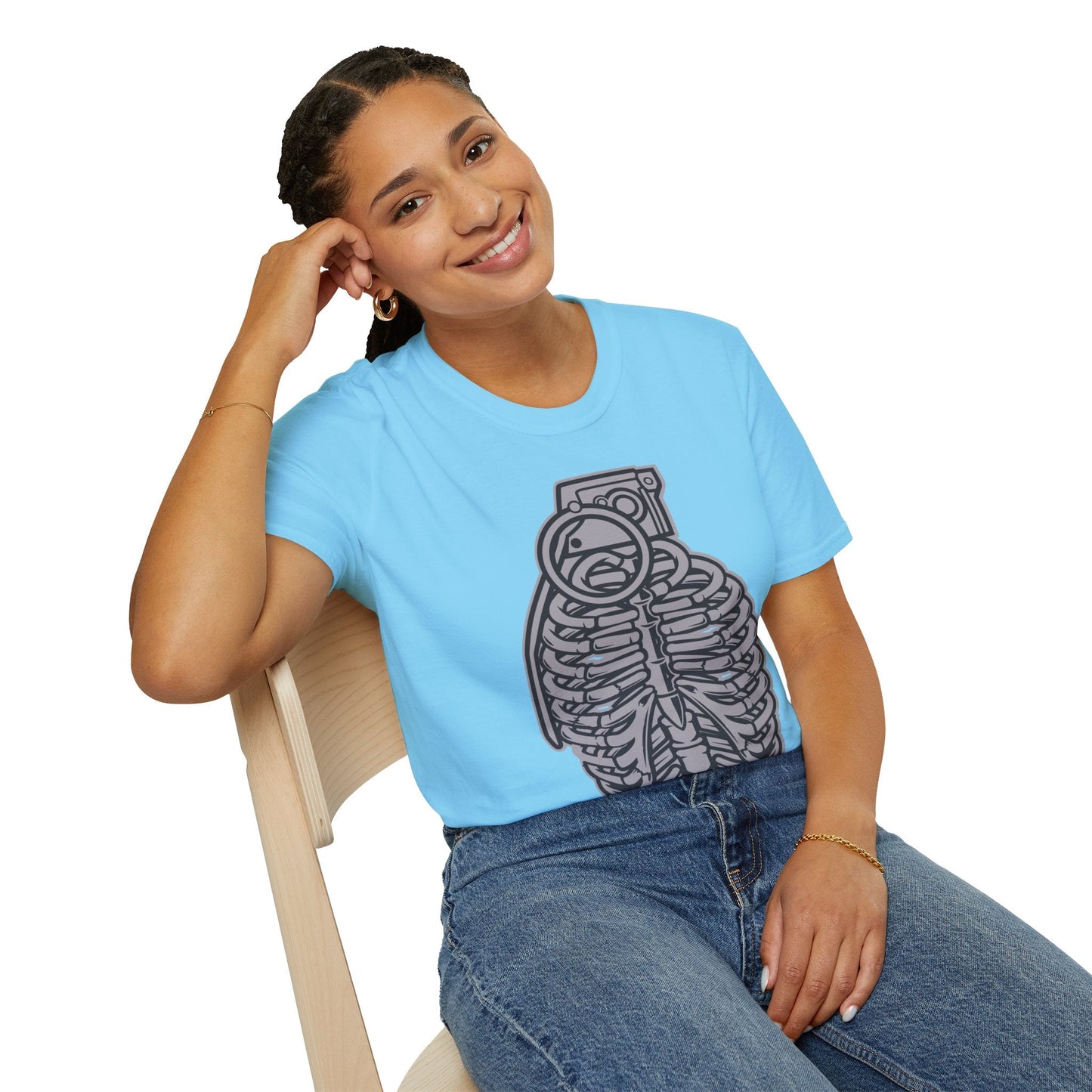Cartoon T Shirt Animation T Shirt Funny Tee Shirt Unisex Gildan Softstyle 64000 Cotton