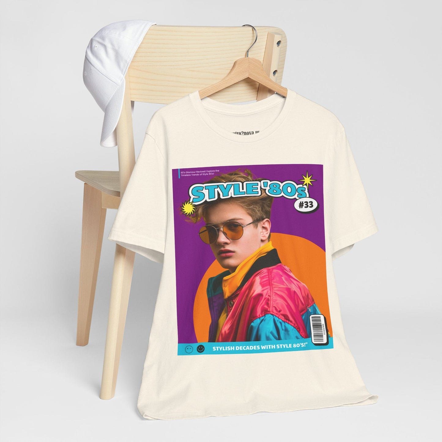 Magazine Cover Shirt Unisex Jersey Tee Bold Vibrant Graphic Tee For Standout Style