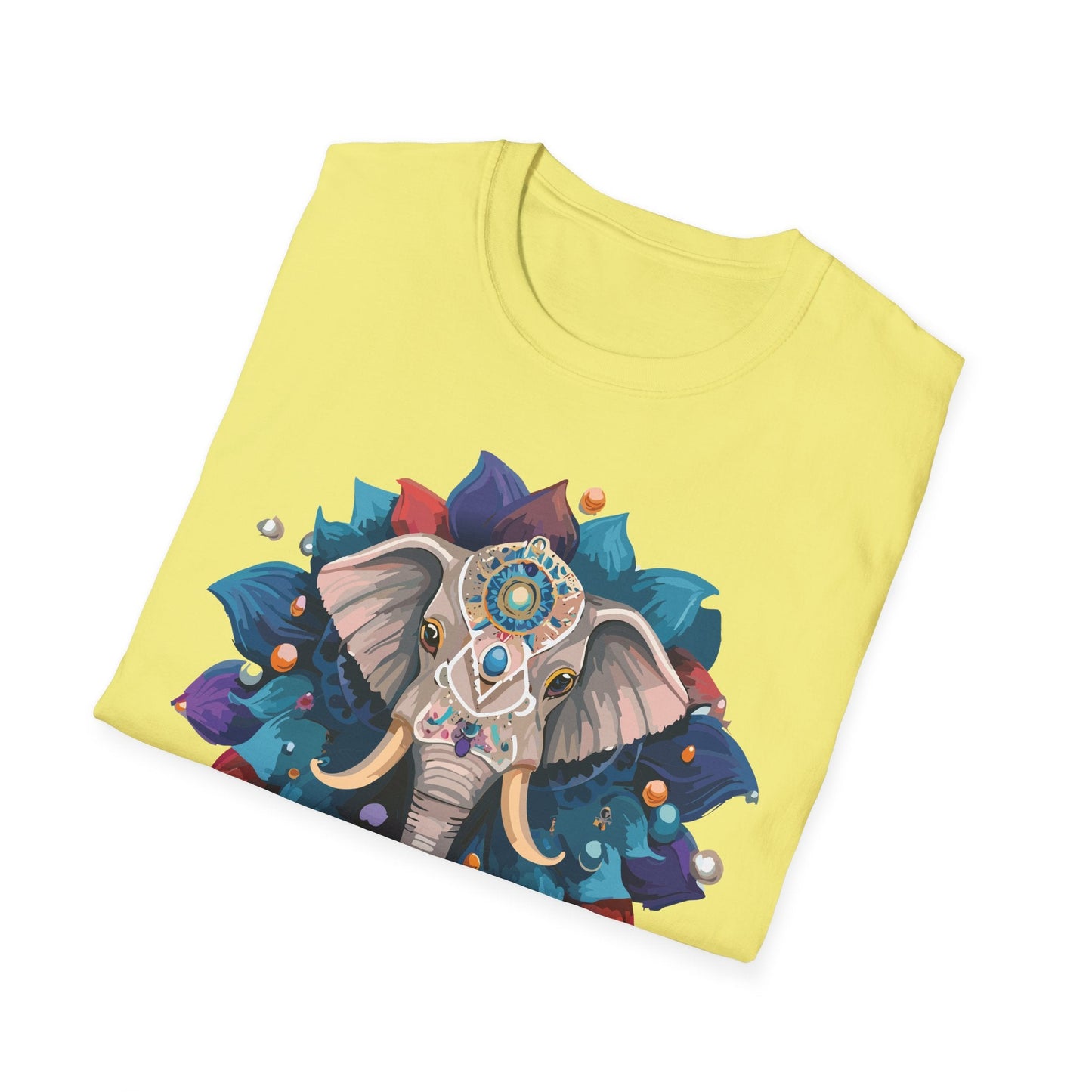 Elephant T Shirt Unisex Softstyle 64000 Short Sleeve Cotton Tee Comfortable Everyday Wear