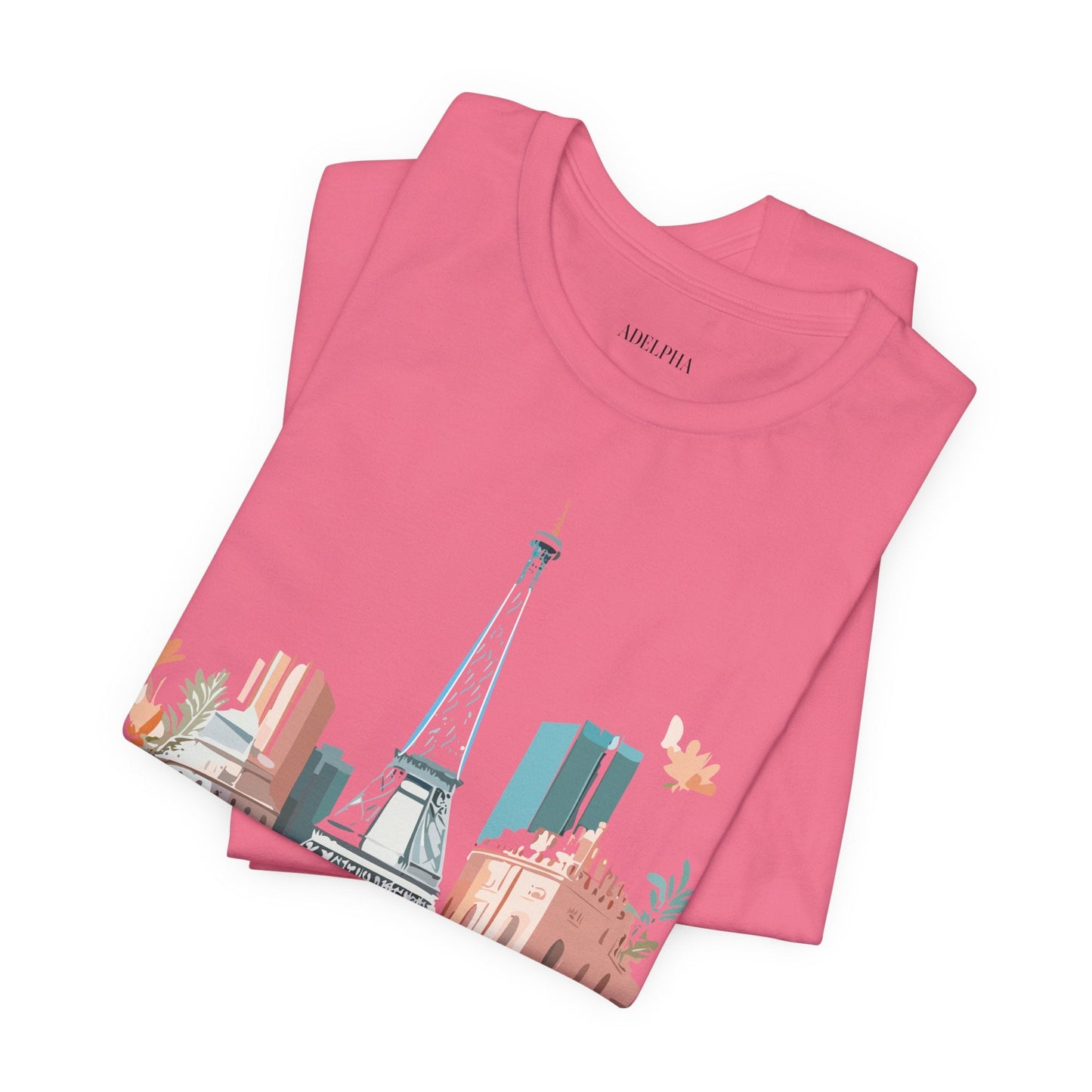 Paris Vintage Inspired Graphic Tee Unisex Short Sleeve Shirt Adelpha Artwork Studio