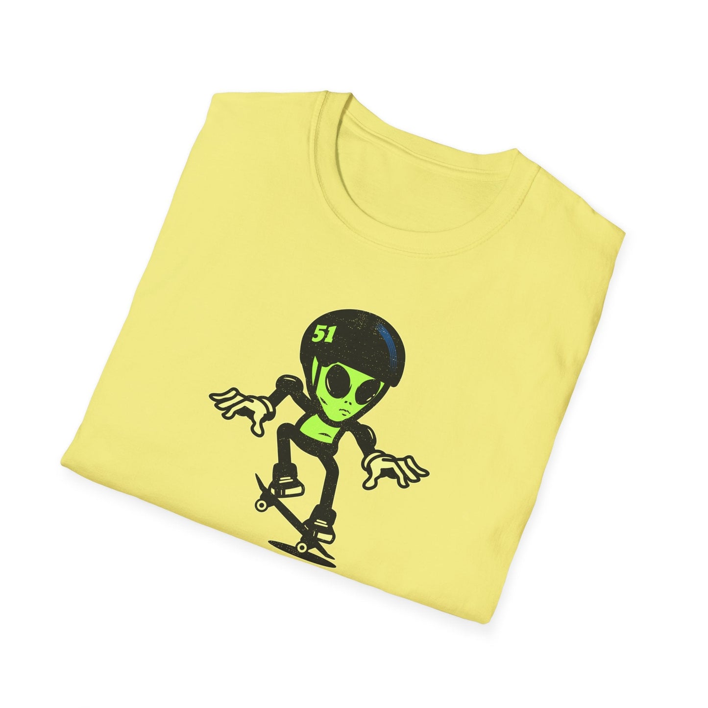 Alien Skateboard Space Invaders Shirt