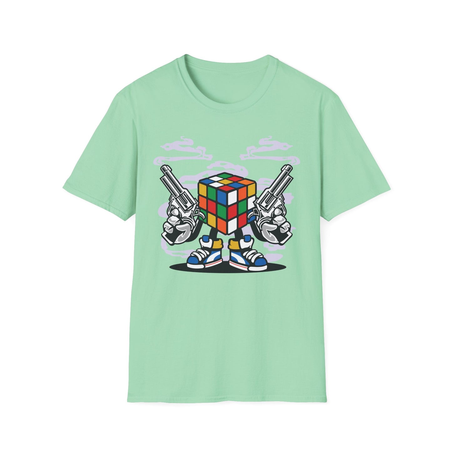 Cartoon Animation Funny T Shirt Gildan Softstyle 64000 Unisex Short Sleeve Cotton Tee