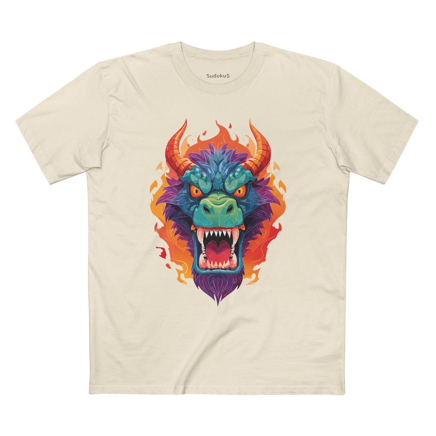 Cartoon Monsters Graphic Unisex 100 Cotton Staple Tee 13