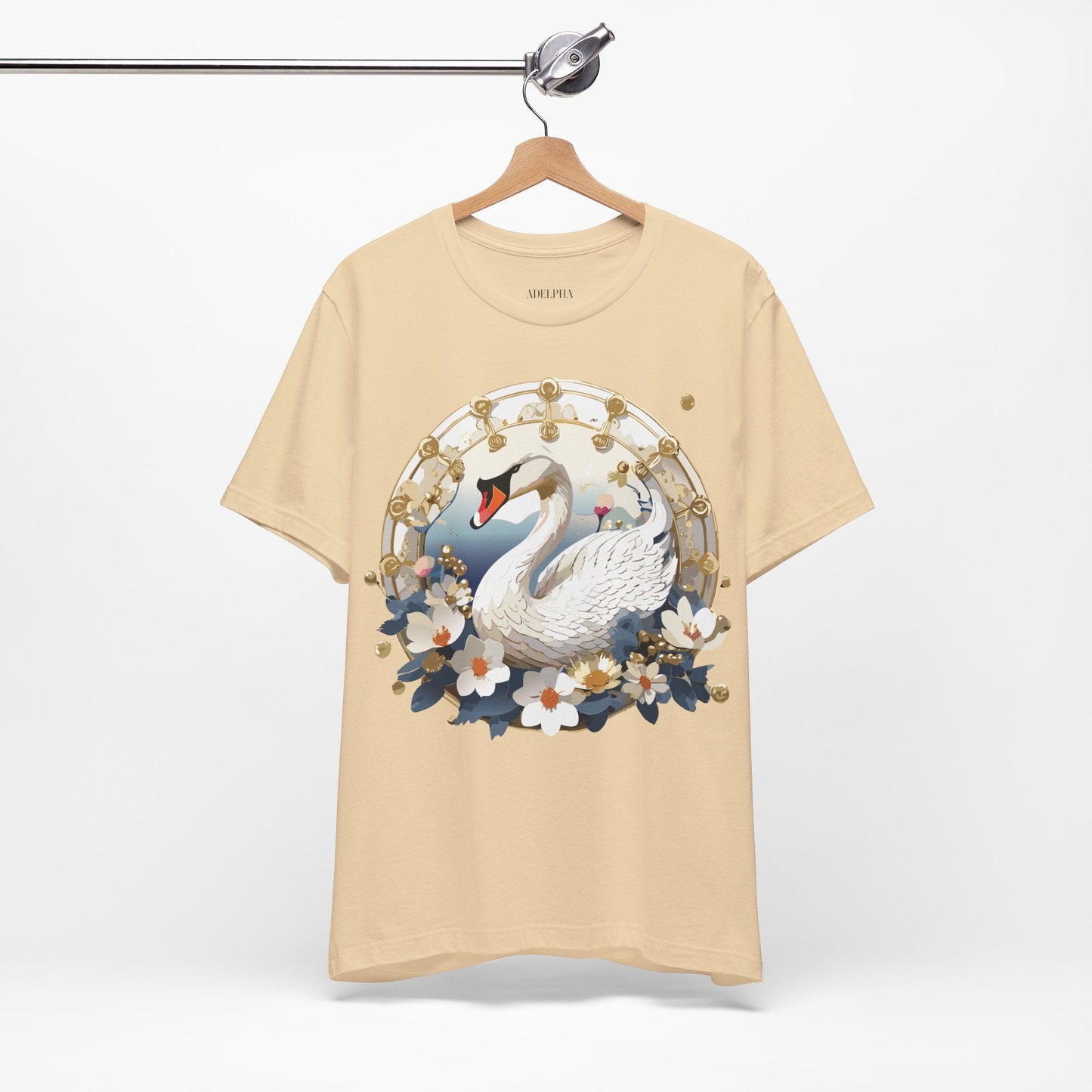 Adelpha Medallion Graphic Tee Unisex Jersey Short Sleeve Art Design Shirt Premium Comfort