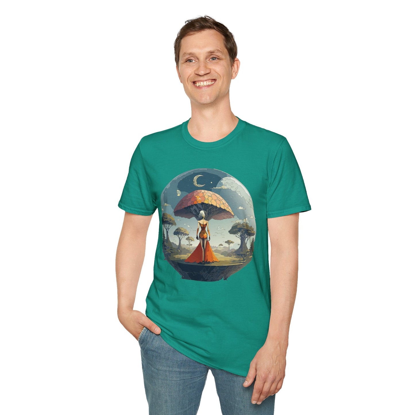 Womens Graphic T Shirts Art Design Shirt Softstyle Casual Tee 64000 Gildan Ring Spun Cotton