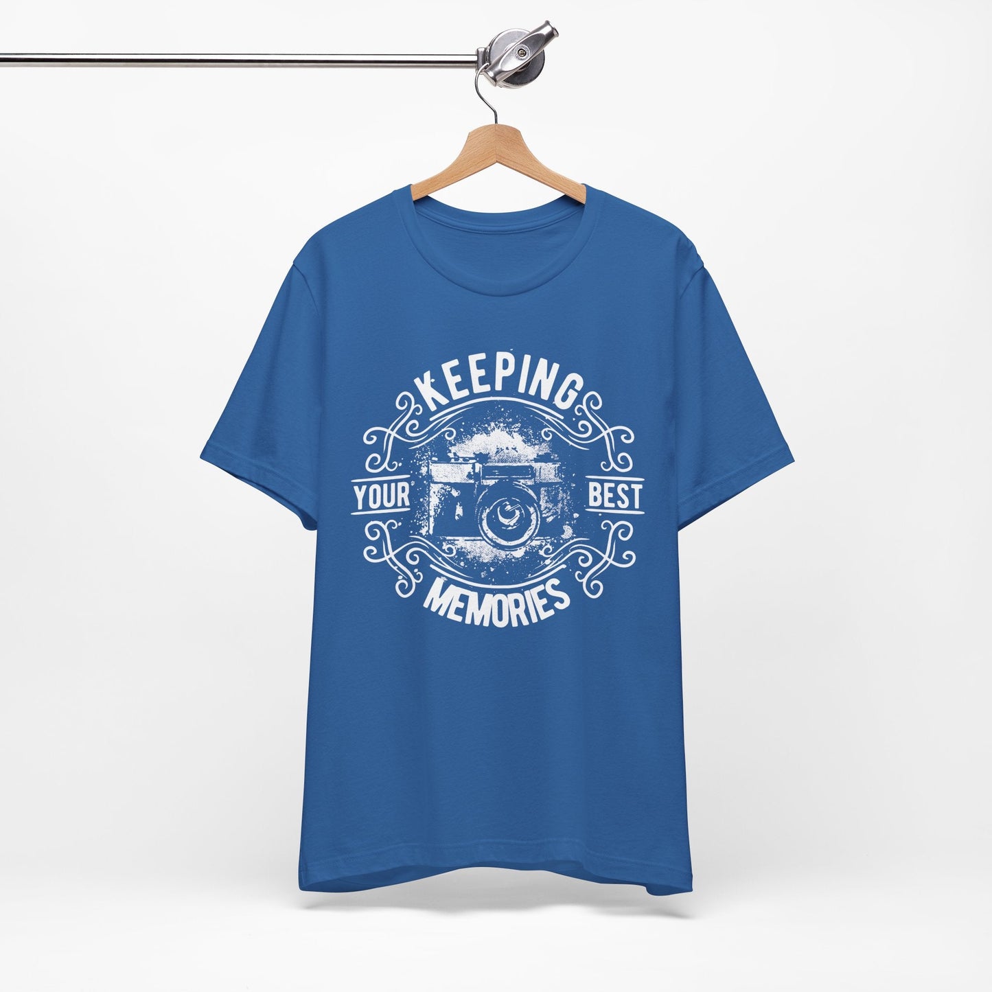 Keeping Your Best Memories T-Shirt Vintage Camera Graphic T-Shirt A-5