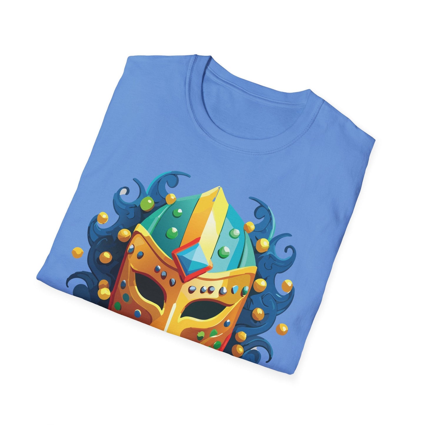 Mask Graphic Unisex Cotton Masquerade Design Artwork Tee 11