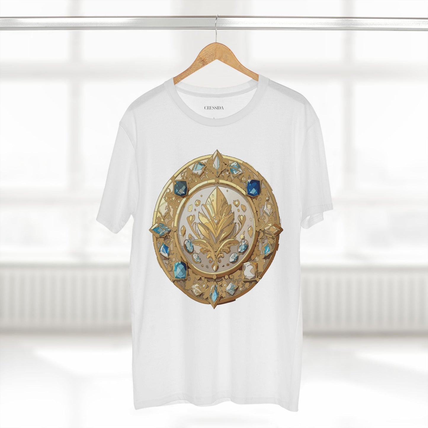 Medallion Graphic T-Shirt Unisex 100 Cotton With Gold Art Design Medal Tee 25