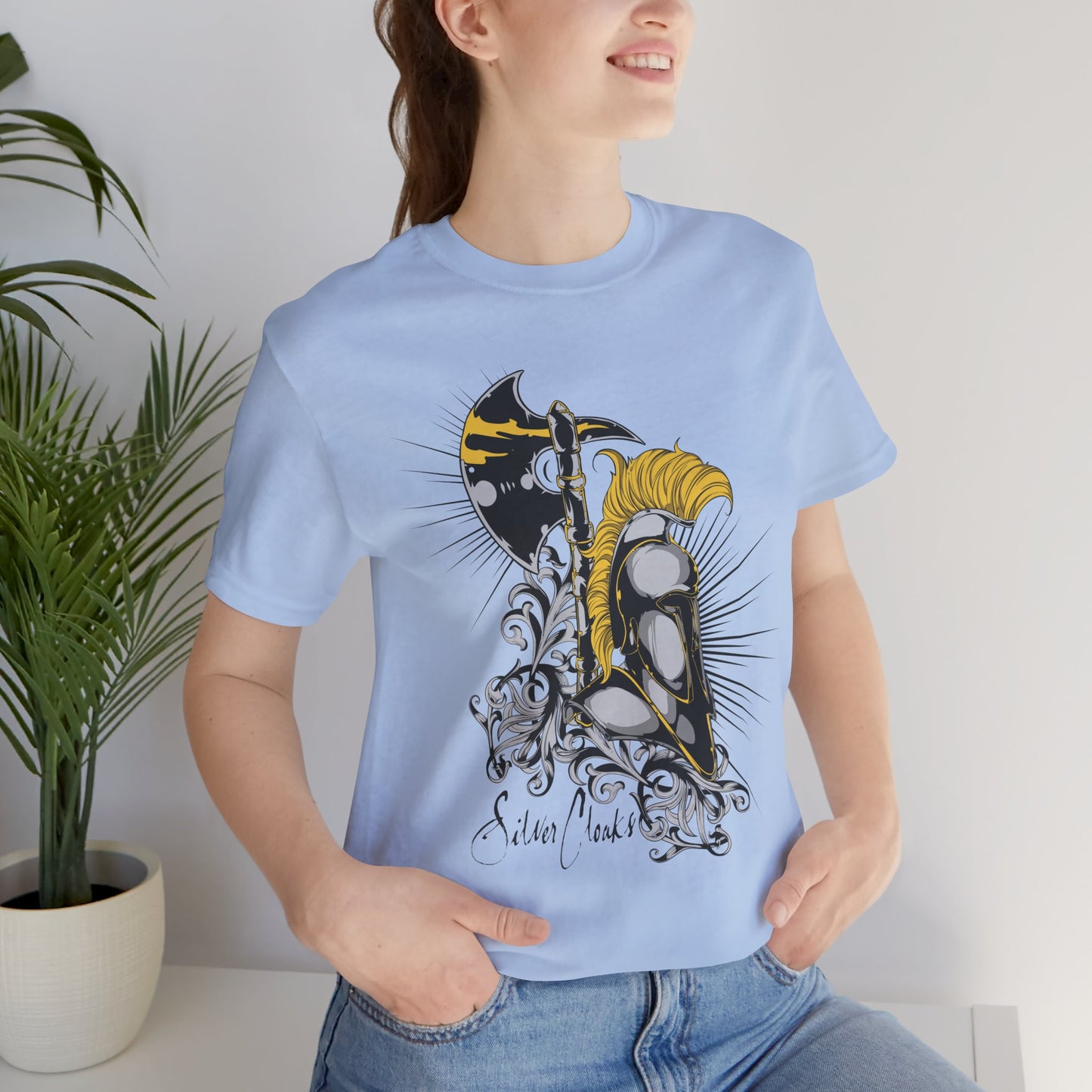 Stylish Armor Graphic Tee, Artistic Tee, Graphic T-Shirt, Artistic Vintage T-Shirt, Vintage Shirt