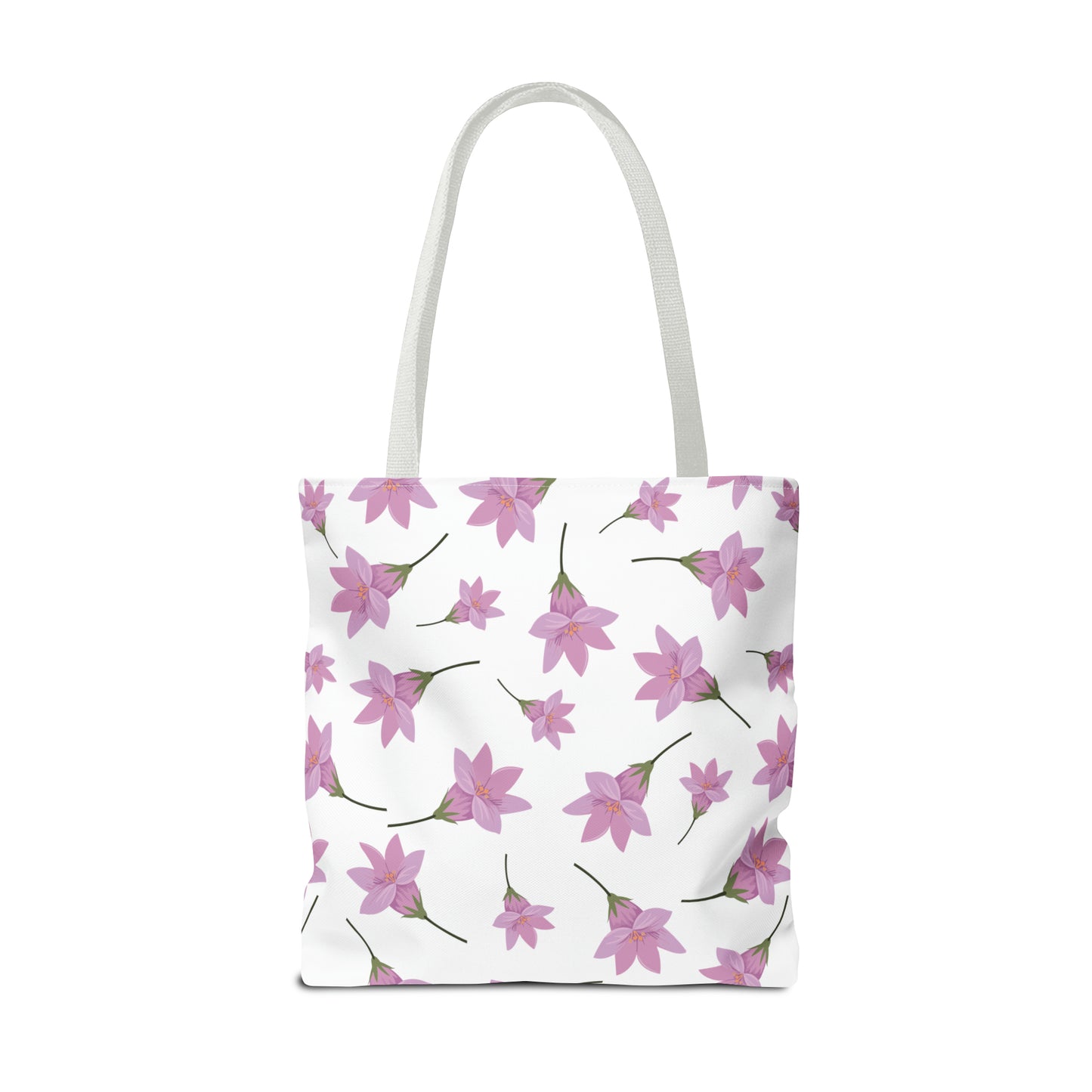 Canvastasche mit floralen Prints 