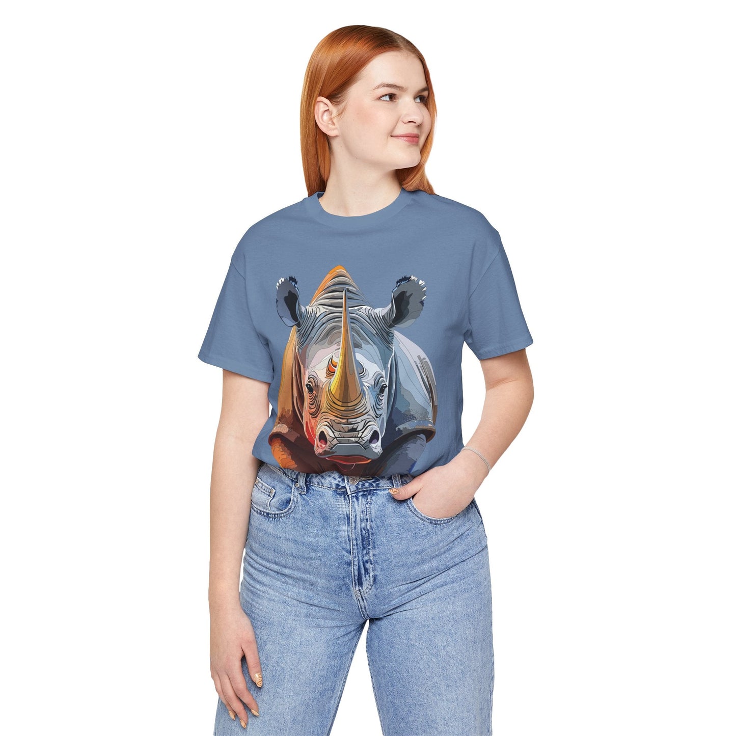 Unisex Animal Graphic Tee Shirt With Art Design Wild Animals Shirt Gildan Softstyle Cotton