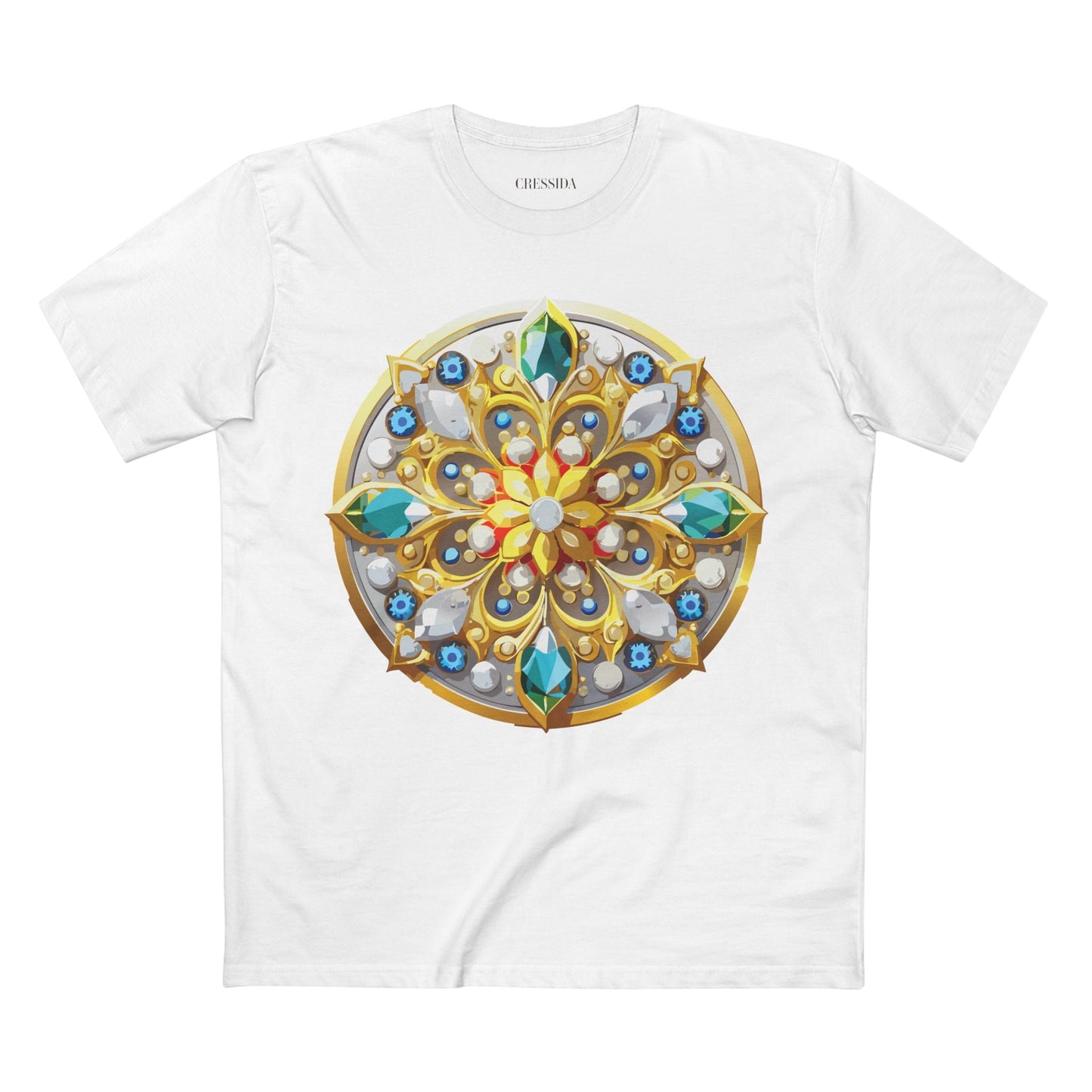 Medallion Graphic T-Shirt Unisex 100 Cotton With Gold Art Design Medal Tee 2