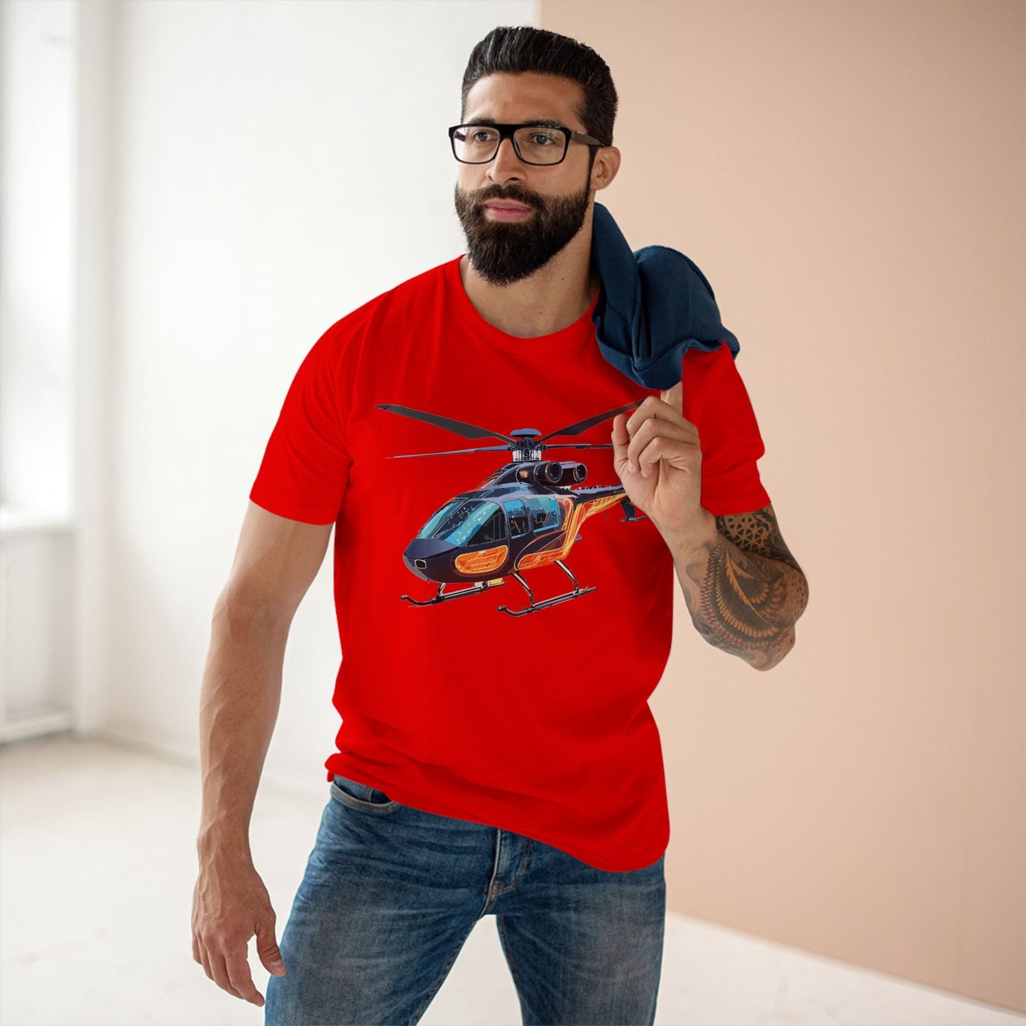 Chopper Graphic Unisex 100 Cotton Staple Tee 7